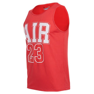 Vansydical Men's Basketball Jerseys Fitness Training Shirts Sleeveless Quick Dry Running Tank Tops