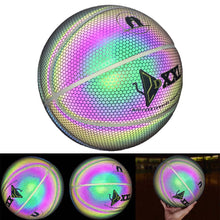 Load image into Gallery viewer, Luminous Basketball Night Game Street PU Glowing Rainbow Light Children Training Tool Street Basketball Show Children Trainning