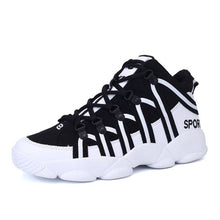 Load image into Gallery viewer, New Brand Basketball Shoes Men Women High-top Sports Cushioning Hombre Athletic Mens Shoes Comfortable Black Sneakers Plus Size