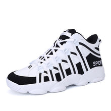 Load image into Gallery viewer, New Brand Basketball Shoes Men Women High-top Sports Cushioning Hombre Athletic Mens Shoes Comfortable Black Sneakers Plus Size