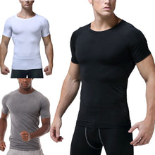 Load image into Gallery viewer, Men Compression T-shirt Short Sleeve Quick-drying Breathable for Summer Sports Running WHShopping