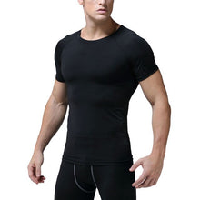 Load image into Gallery viewer, Men Compression T-shirt Short Sleeve Quick-drying Breathable for Summer Sports Running WHShopping