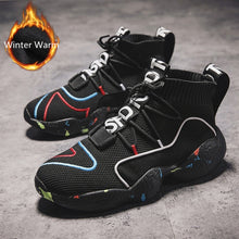 Load image into Gallery viewer, VSIOVRY New Damping Men Basketball Shoes Hard-wearing Women Basketball Sport Shoes Winter Warm Outdoor Walking Sneakers for Men