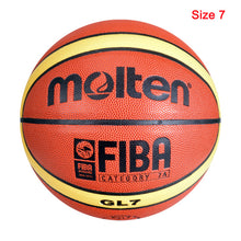 Load image into Gallery viewer, New High Quality Basketball Ball Official Size 7/6/5 PU Leather Outdoor Indoor Match Training Men Women  Basketball baloncesto