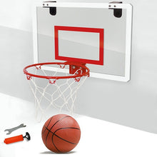 Load image into Gallery viewer, Mini Basketball Hoop Set Shatterproof Backboard Punch Free Rebounds With Ball Wall Hanging Children Steel Rim Toy Sports Office