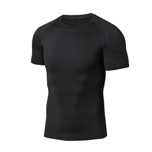 Men Compression T-shirt Short Sleeve Quick-drying Breathable for Summer Sports Running BHD2