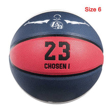 Load image into Gallery viewer, Professional Basketball Ball PU Material Size 7/6/5 Ball Child Training Outdoor Indoor with Free Gift Basketball basketbol topu