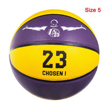 Load image into Gallery viewer, Professional Basketball Ball PU Material Size 7/6/5 Ball Child Training Outdoor Indoor with Free Gift Basketball basketbol topu