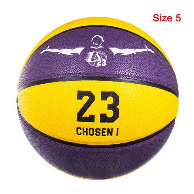 Professional Basketball Ball PU Material Size 7/6/5 Ball Child Training Outdoor Indoor with Free Gift Basketball basketbol topu