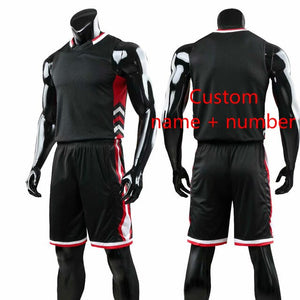 Youth Cheap College Basketball Jerseys 2018Men Boys Breathable Custom Basketball Uniforms Shirts Shorts Set White Black Big Size