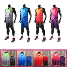 Load image into Gallery viewer, Men&#39;s Basketball Jerseys Set Quick Dry Breathable Sports Shirt &amp; Short Pants Plus Size Gym Training Jerseys Suits Sportswears