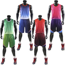 Load image into Gallery viewer, Unisex Basketball Jerseys Set Quick Dry Breathable Sports Shirts &amp; Short Pants Plus Size Gym Training Jerseys Suits Sportswears