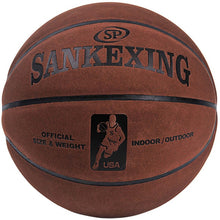 Load image into Gallery viewer, SANKWXING Brand High Quality Official Size 7 leather Basketball Balls Outdoor Indoor Mens Training Basket Ball basquete