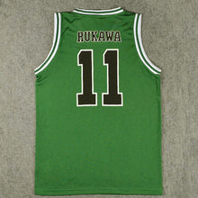 Load image into Gallery viewer, SLAM DUNK Cosplay Costume Shohoku 1-15 Sakuragi Hanamichi Basketball Jersey Tops Shirt Sport Wear School Basketball Team Uniform