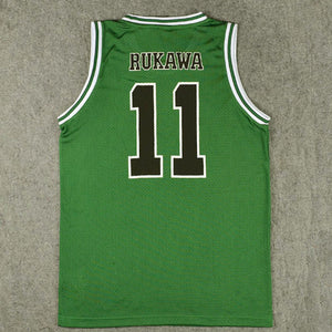 SLAM DUNK Cosplay Costume Shohoku 1-15 Sakuragi Hanamichi Basketball Jersey Tops Shirt Sport Wear School Basketball Team Uniform