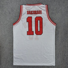 Load image into Gallery viewer, SLAM DUNK Cosplay Costume Shohoku 1-15 Sakuragi Hanamichi Basketball Jersey Tops Shirt Sport Wear School Basketball Team Uniform