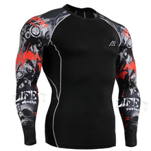 Load image into Gallery viewer, Life on Track tee shirt brand men base layer for cycling biking sublimation tops clothes clothing for gym exercise size s-4xl