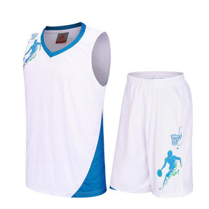 Kids Youth Boys Basketball Jerseys Sets Uniforms kit suit Child Girls Sports jersey shorts shirts Breathable Custom Print Draw