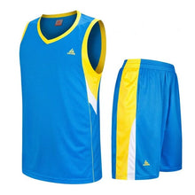 Load image into Gallery viewer, Kids Youth Boys Basketball Jerseys Sets Uniforms kit suit Child Girls Sports jersey shorts shirts Breathable Custom Print Draw