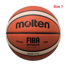 Load image into Gallery viewer, New High Quality Basketball Ball Official Size 7/6/5 PU Leather Outdoor Indoor Match Training Men Women  Basketball baloncesto