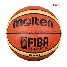 Load image into Gallery viewer, New High Quality Basketball Ball Official Size 7/6/5 PU Leather Outdoor Indoor Match Training Men Women  Basketball baloncesto