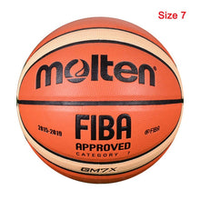 Load image into Gallery viewer, New High Quality Basketball Ball Official Size 7/6/5 PU Leather Outdoor Indoor Match Training Men Women  Basketball baloncesto