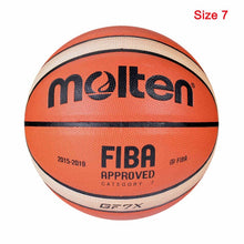 Load image into Gallery viewer, New High Quality Basketball Ball Official Size 7/6/5 PU Leather Outdoor Indoor Match Training Men Women  Basketball baloncesto