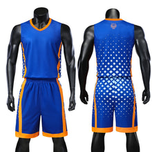 Load image into Gallery viewer, Personality Reversible Men Basketball Jerseys Sets Team Uniforms Sports Kit Shirts Shorts Suits Breathable Customized Print Draw