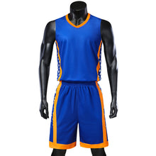 Load image into Gallery viewer, Personality Reversible Men Basketball Jerseys Sets Team Uniforms Sports Kit Shirts Shorts Suits Breathable Customized Print Draw