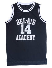 Load image into Gallery viewer, Movie Will Smith NO.14  Bel-Air Academy Basketball Jersey NO.25 Carlton Bank Black Yellow Green Mens T Shirt Vest College Jersey