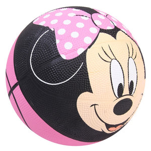 Mickey mouse basketball ball size 3 panier basketball cute cartoon kids children outdoor playing game ball rubber basket ball